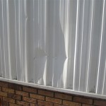 Graffiti cleaned from Edinburgh warehouse cladding